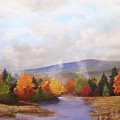 Fall Pond Scene